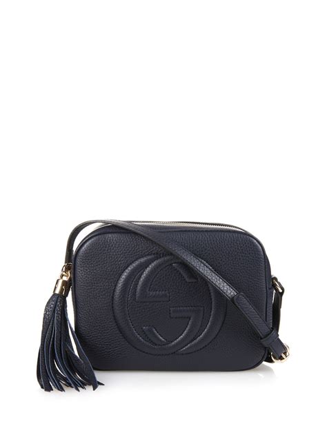 gucci soho leather disco bag navy|gucci soho disco bag beige.